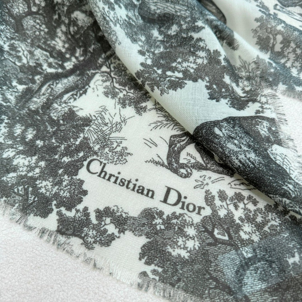 DIOR 26S SCARF 180CM IN CASHMERE 313225