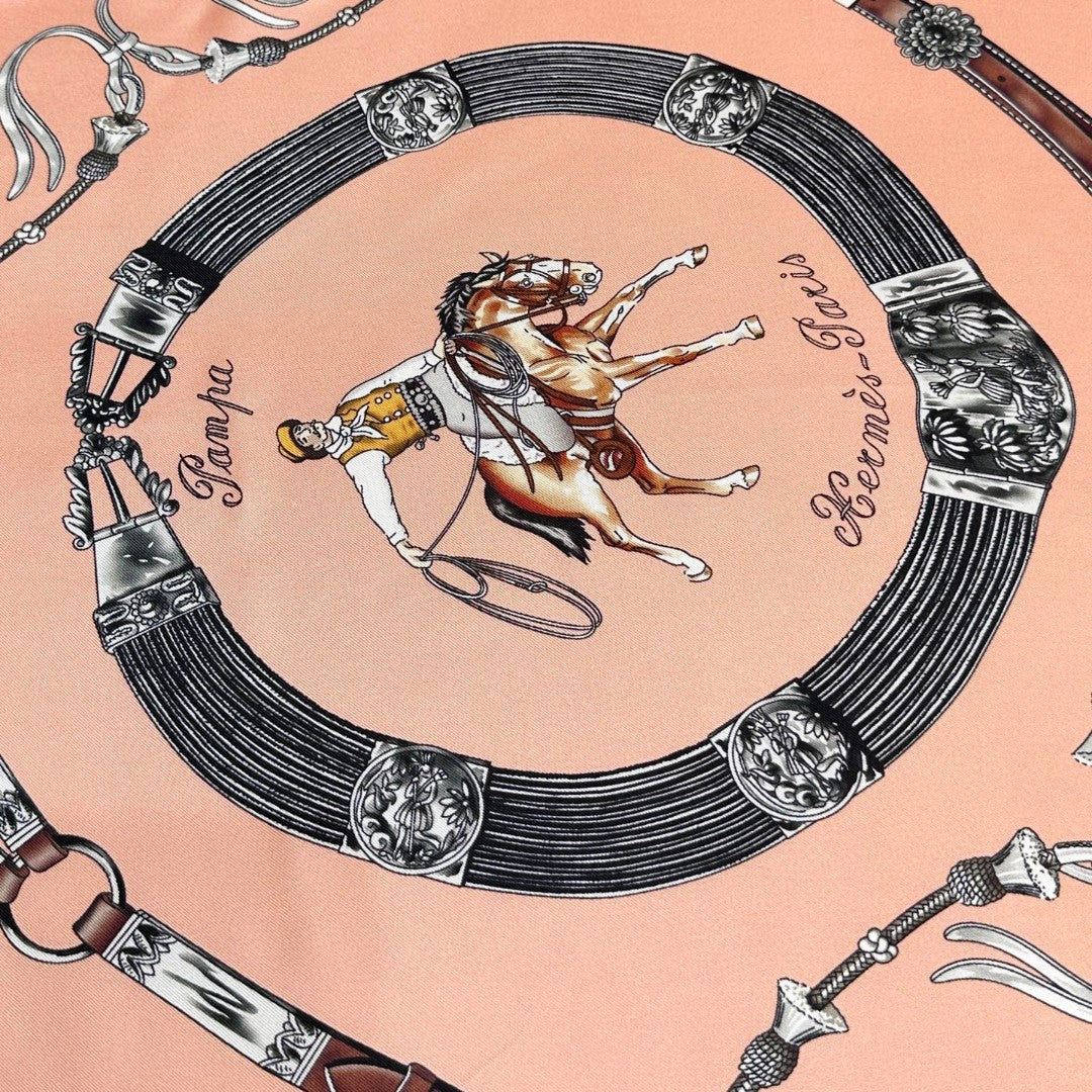 HERMES 26S SCARF 90 IN SILK 303212
