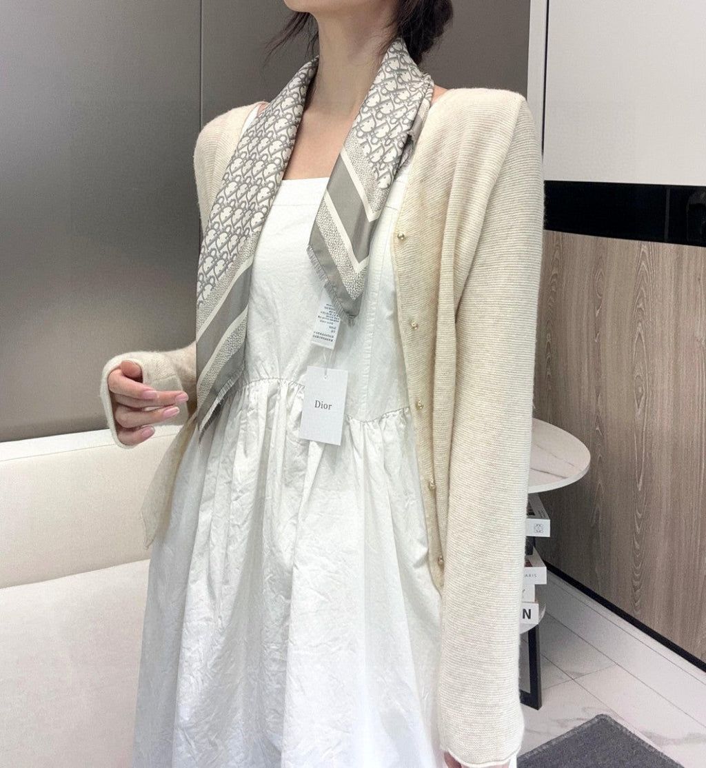 DIOR 26S SCARF 70CM IN SILK 307129