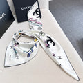 CHANEL 26S SCARF 90 IN SILK 304555