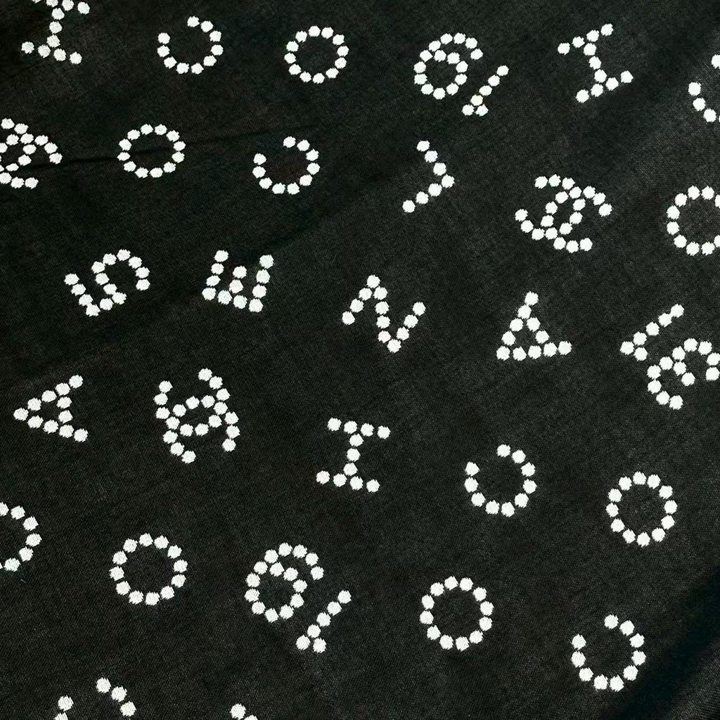 CHANEL 26S SCARF 140 IN WOOL AND SILK 311816