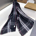 BURBERRY 26S SCARF 220CM IN SILK WOOL 318425