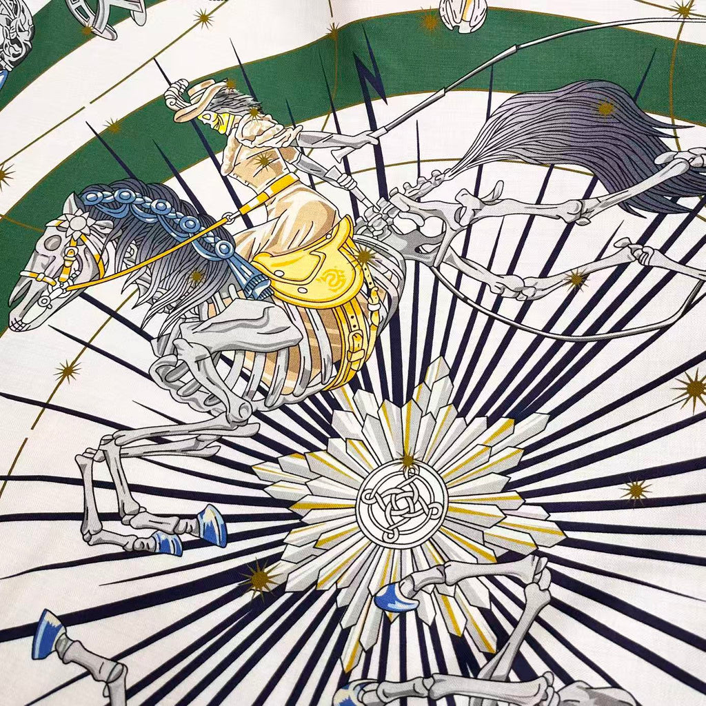 HERMES 26S SCARF 135 IN CASHMERE AND SILK 304576