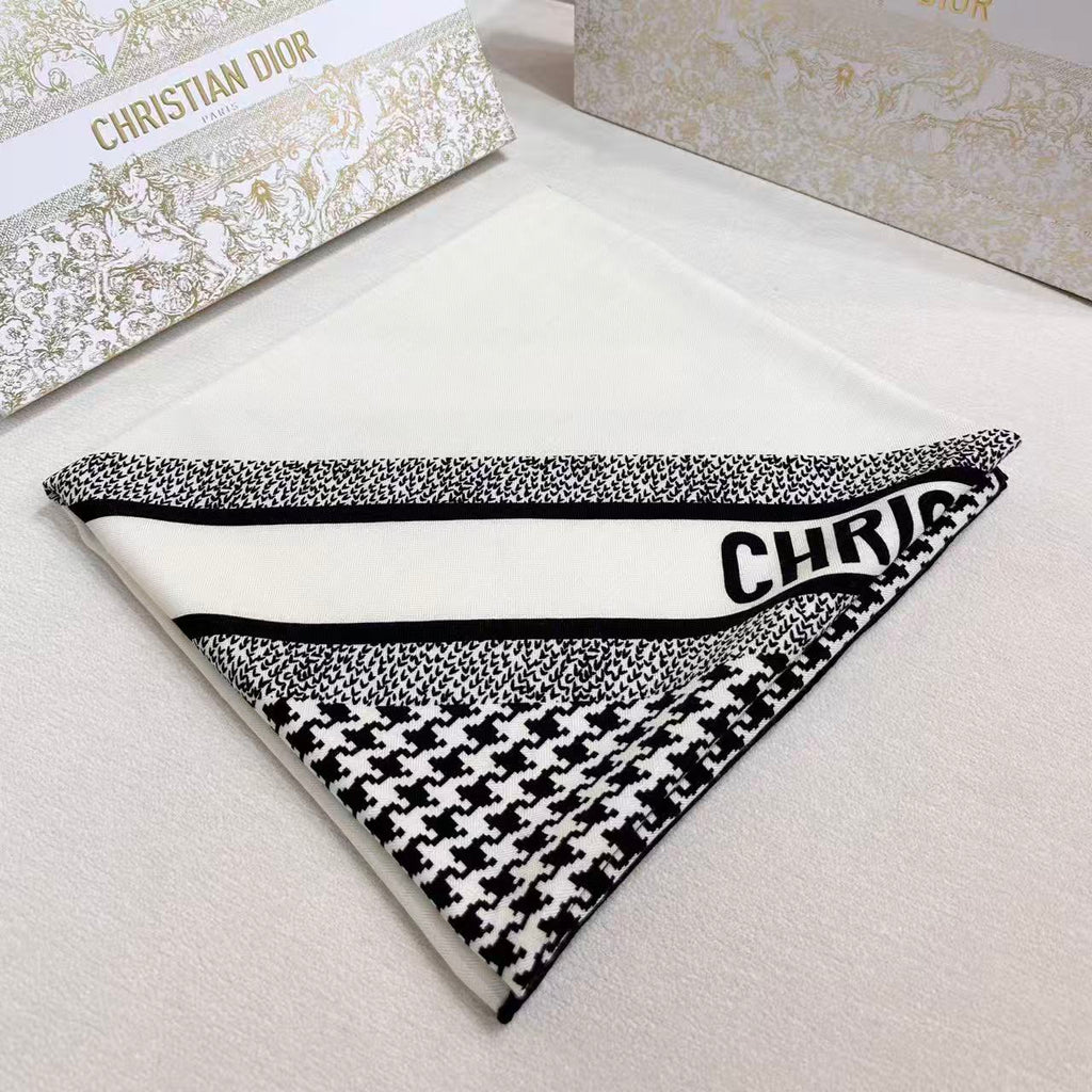 DIOR 26S SCARF 135CM IN CASHMERE SILK 309772