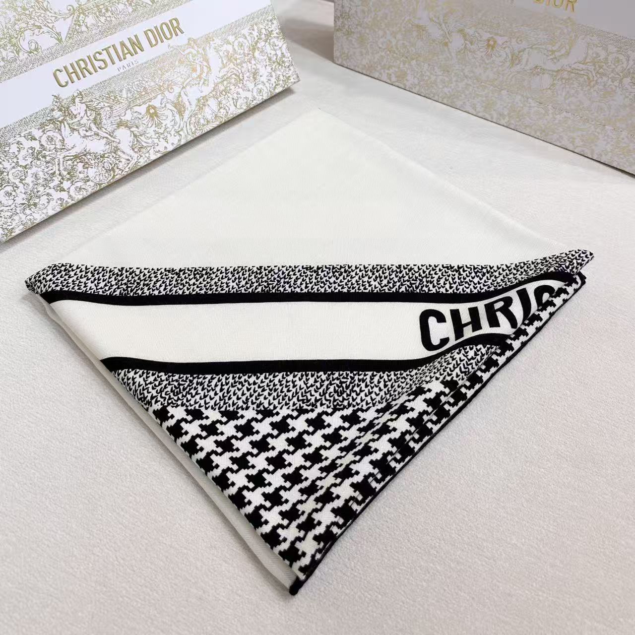 DIOR 26S SCARF 135CM IN CASHMERE SILK 309772