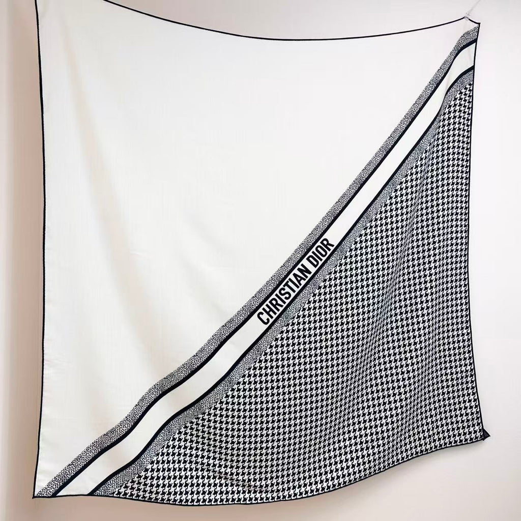 DIOR 26S SCARF 135CM IN CASHMERE SILK 309772