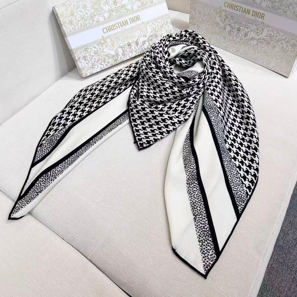 DIOR 26S SCARF 135CM IN CASHMERE SILK 309772