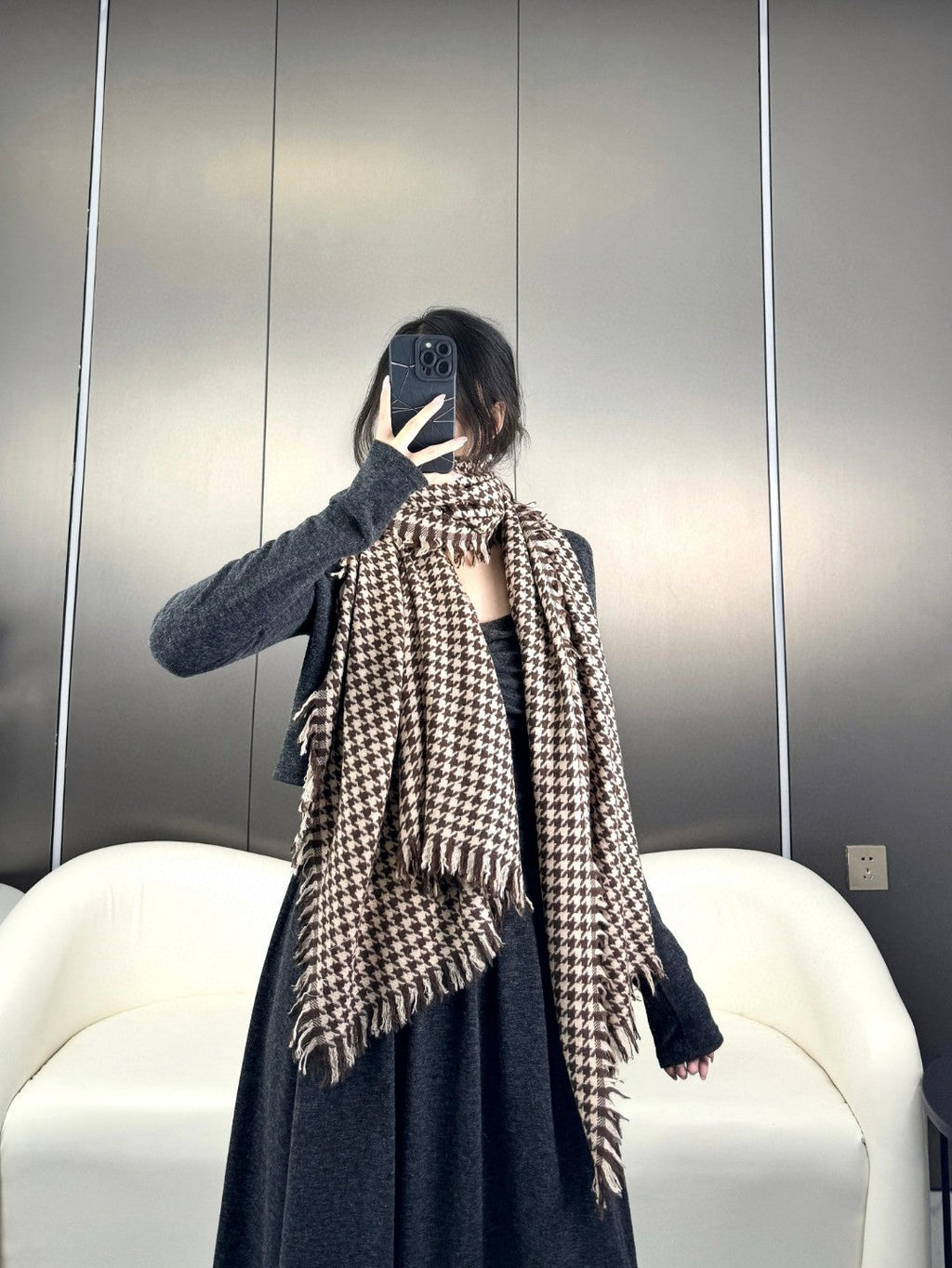 DIOR 26S SCARF 210CM IN CASHMERE 137997
