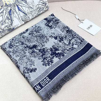 DIOR 26S SCARF 140CM IN SILK & CASHMERE 292286
