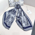 DIOR 26S SCARF 140CM IN SILK & CASHMERE 292286