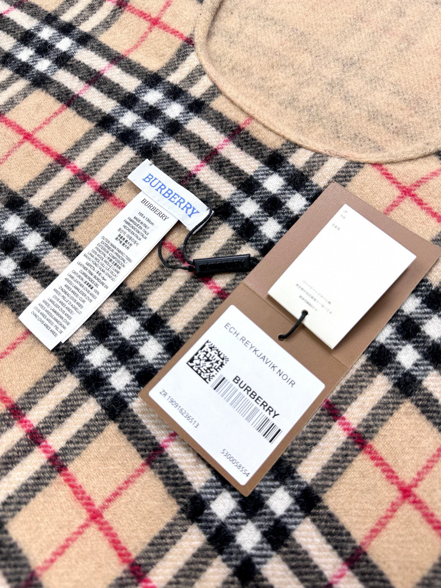 BURBERRY 25S SCARF 150 CM IN CASHMERE 937995