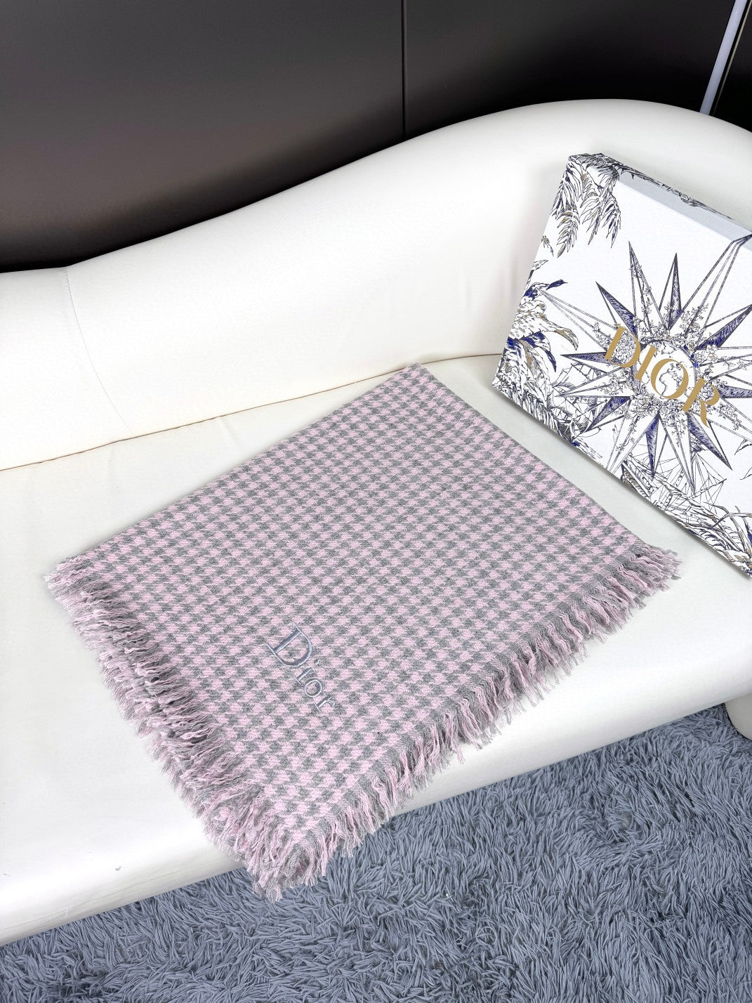 DIOR 26S SCARF 180CM IN CASHMERE 137996