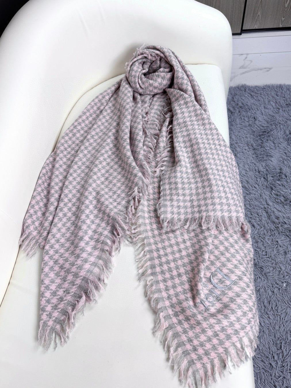 DIOR 26S SCARF 180CM IN CASHMERE 137996