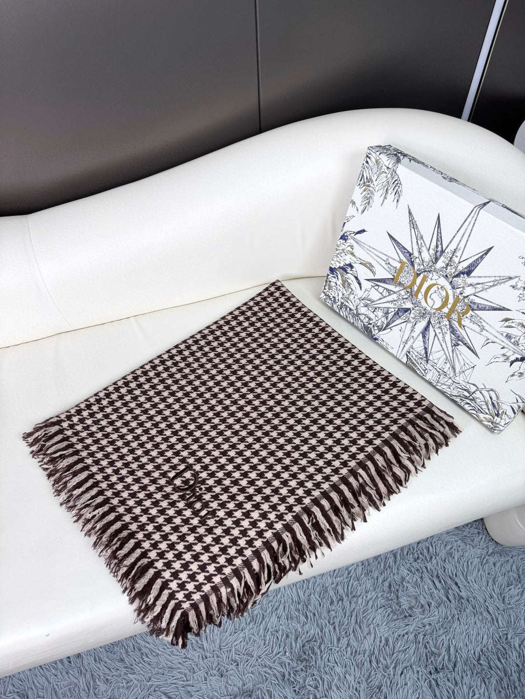 DIOR 26S SCARF 210CM IN CASHMERE 137997