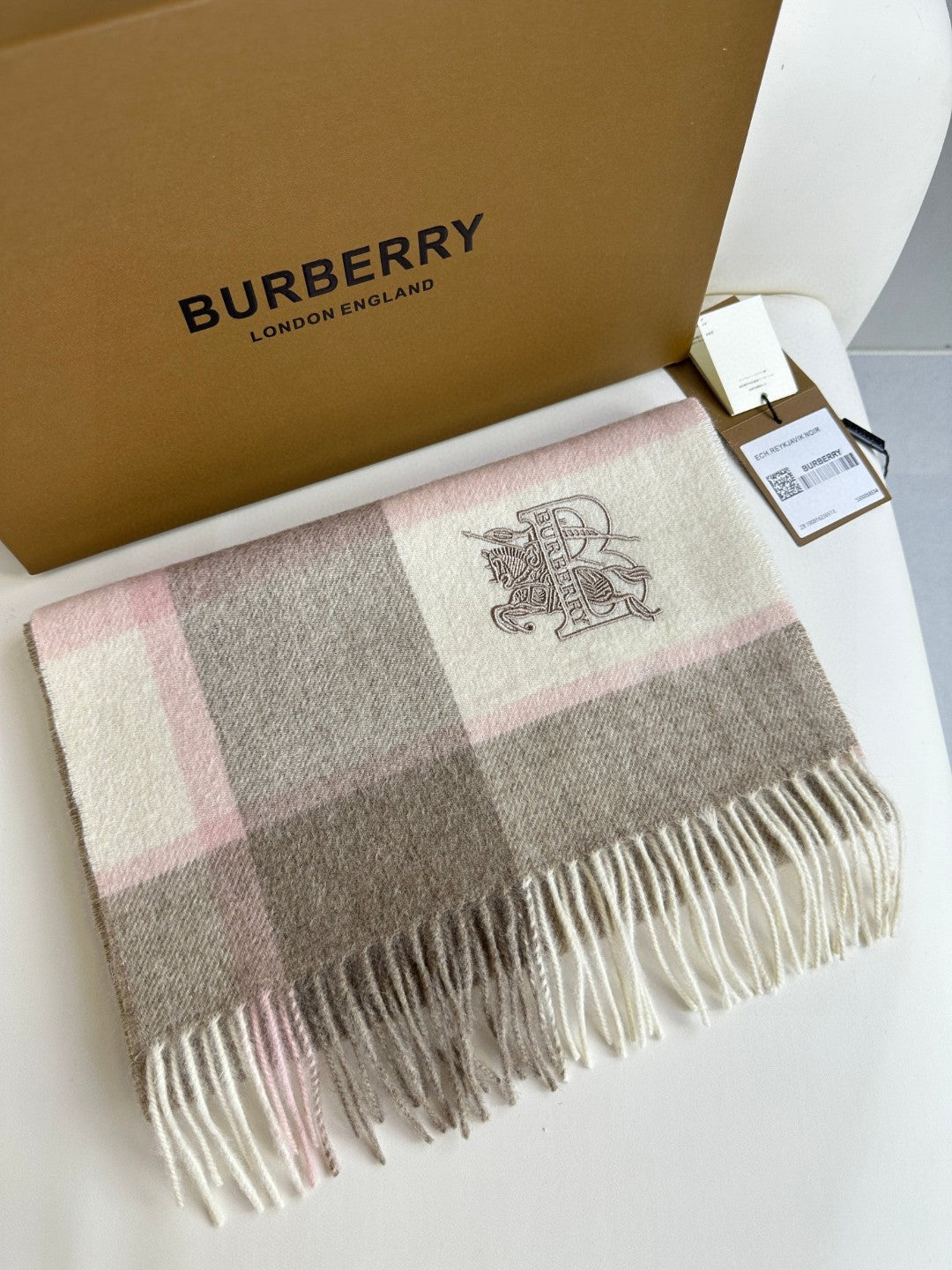 BURBERRY 26S SCARF 180CM IN CASHMERE 278706