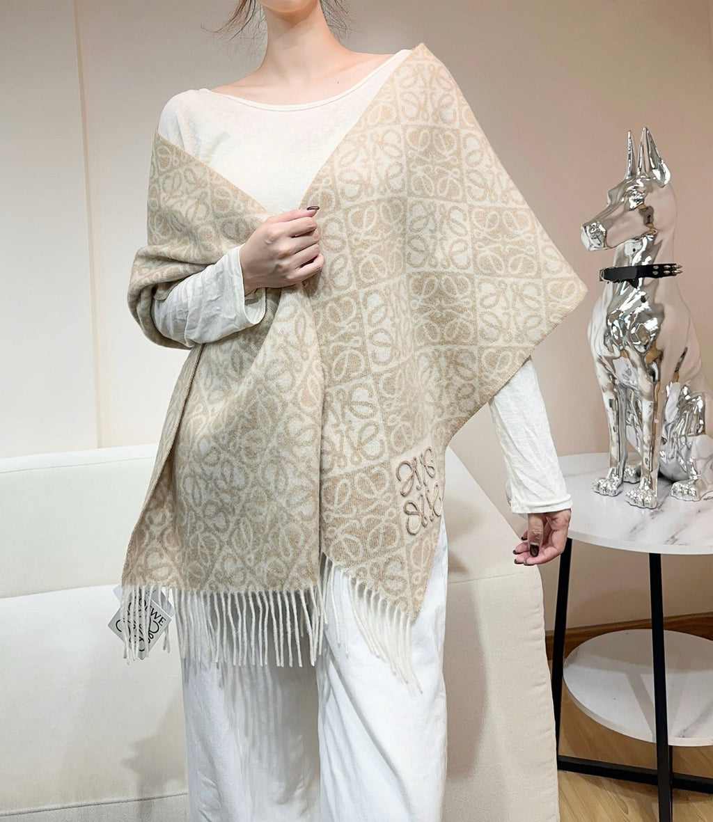 LOEWE 26S SCARF 180 IN CASHMERE WOOL 266432