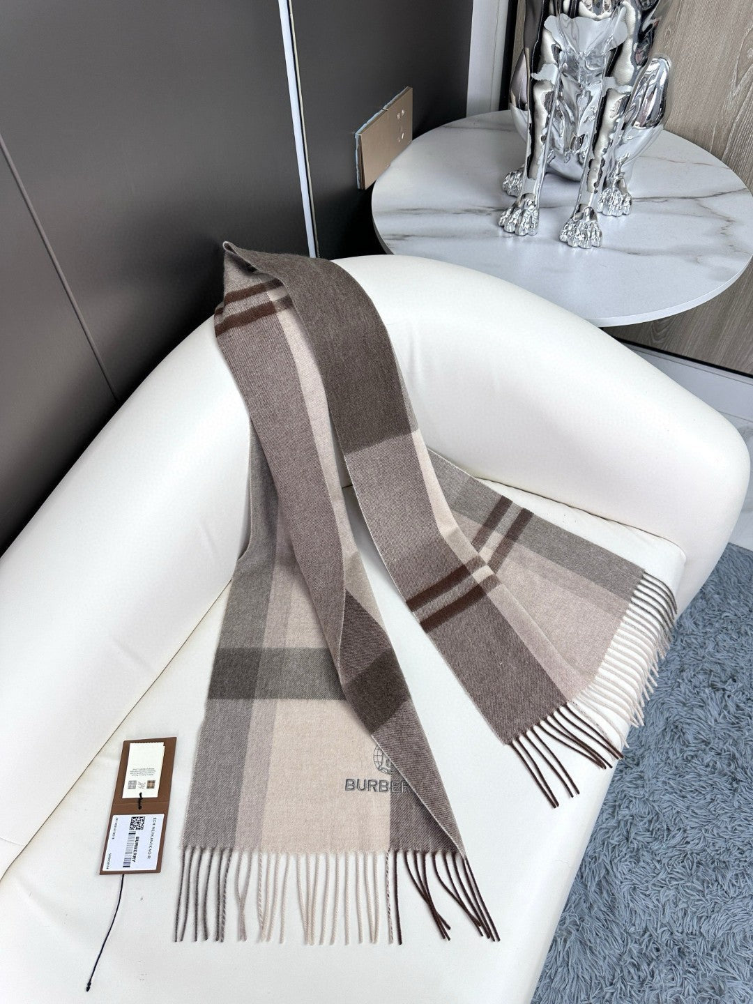 BURBERRY 26S SCARF 180CM IN CASHMERE 176176