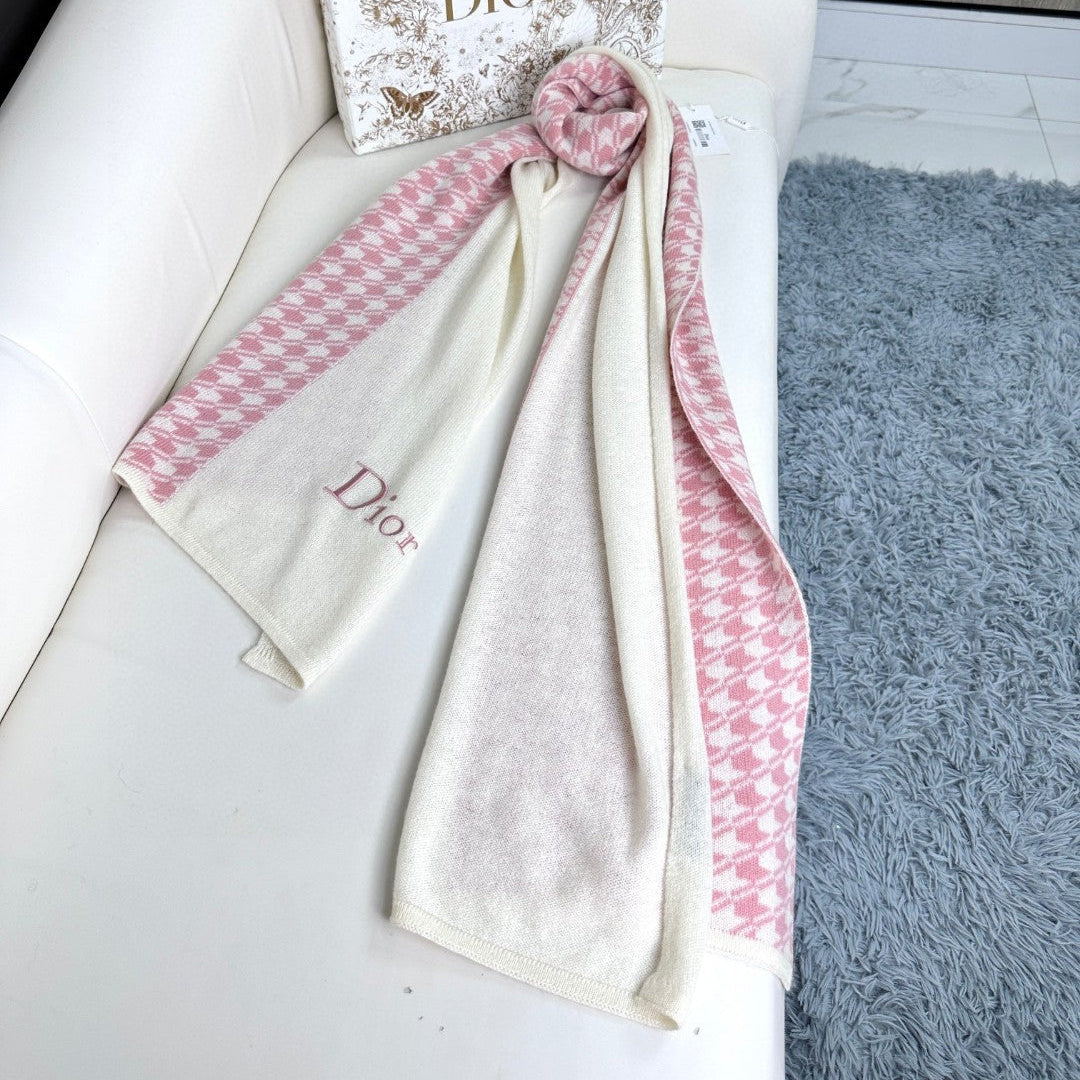 DIOR 26S SCARF 190CM IN CASHMERE 128107