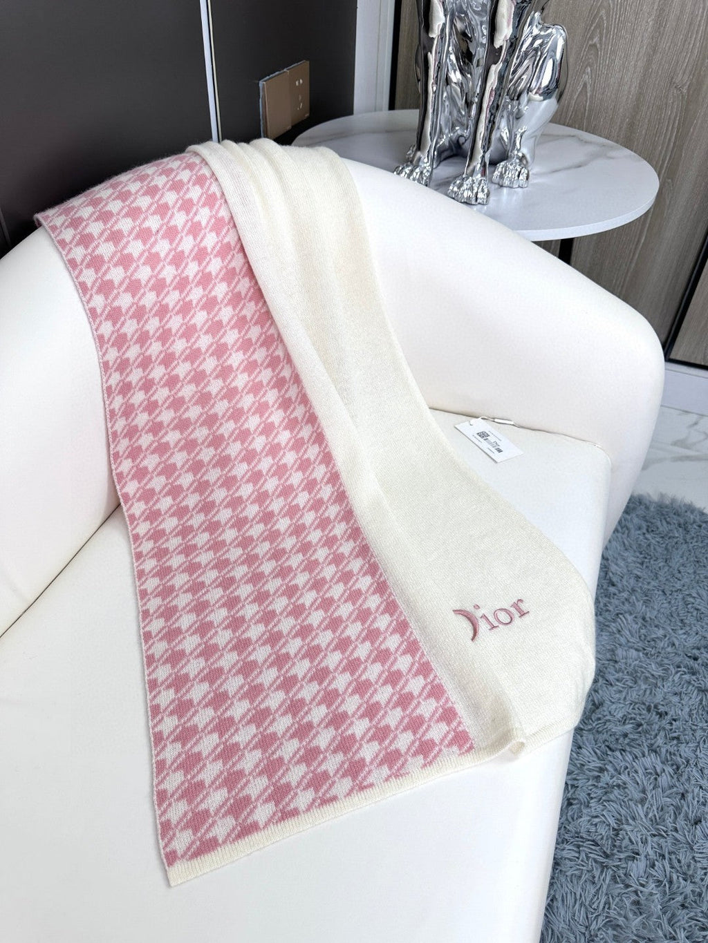 DIOR 26S SCARF 190CM IN CASHMERE 128107