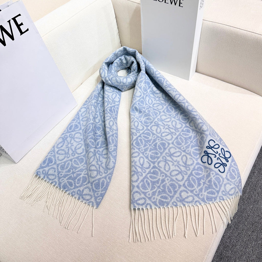 LOEWE 26S SCARF 180 IN CASHMERE WOOL 266430