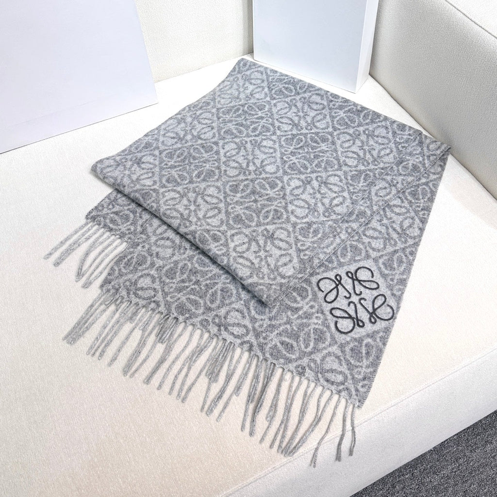 LOEWE 26S SCARF 180 IN CASHMERE WOOL 266431