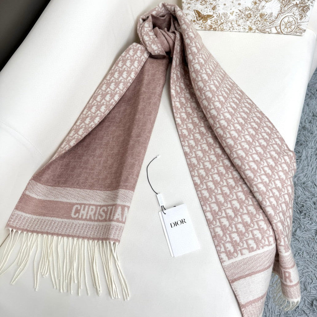 DIOR 26S SCARF 180CM IN CASHMERE 286179