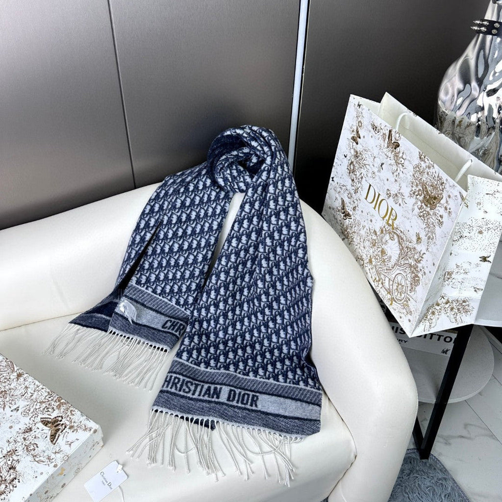 DIOR 26S SCARF 180CM IN CASHMERE 286180