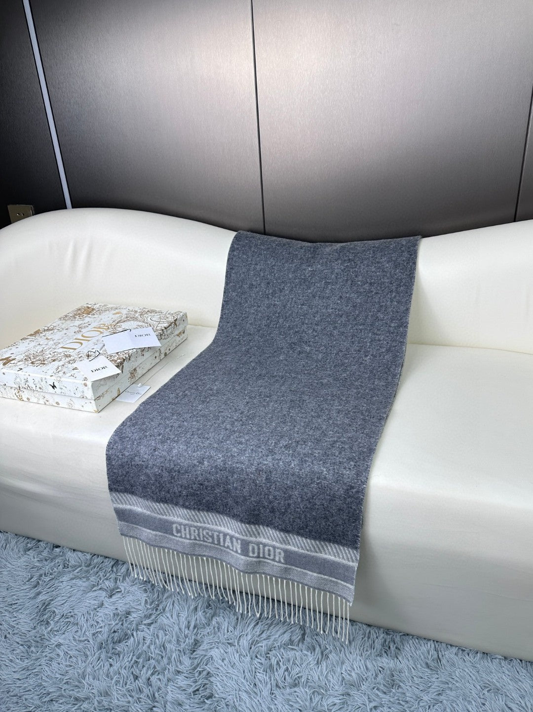 DIOR 26S SCARF 180CM IN CASHMERE 257325
