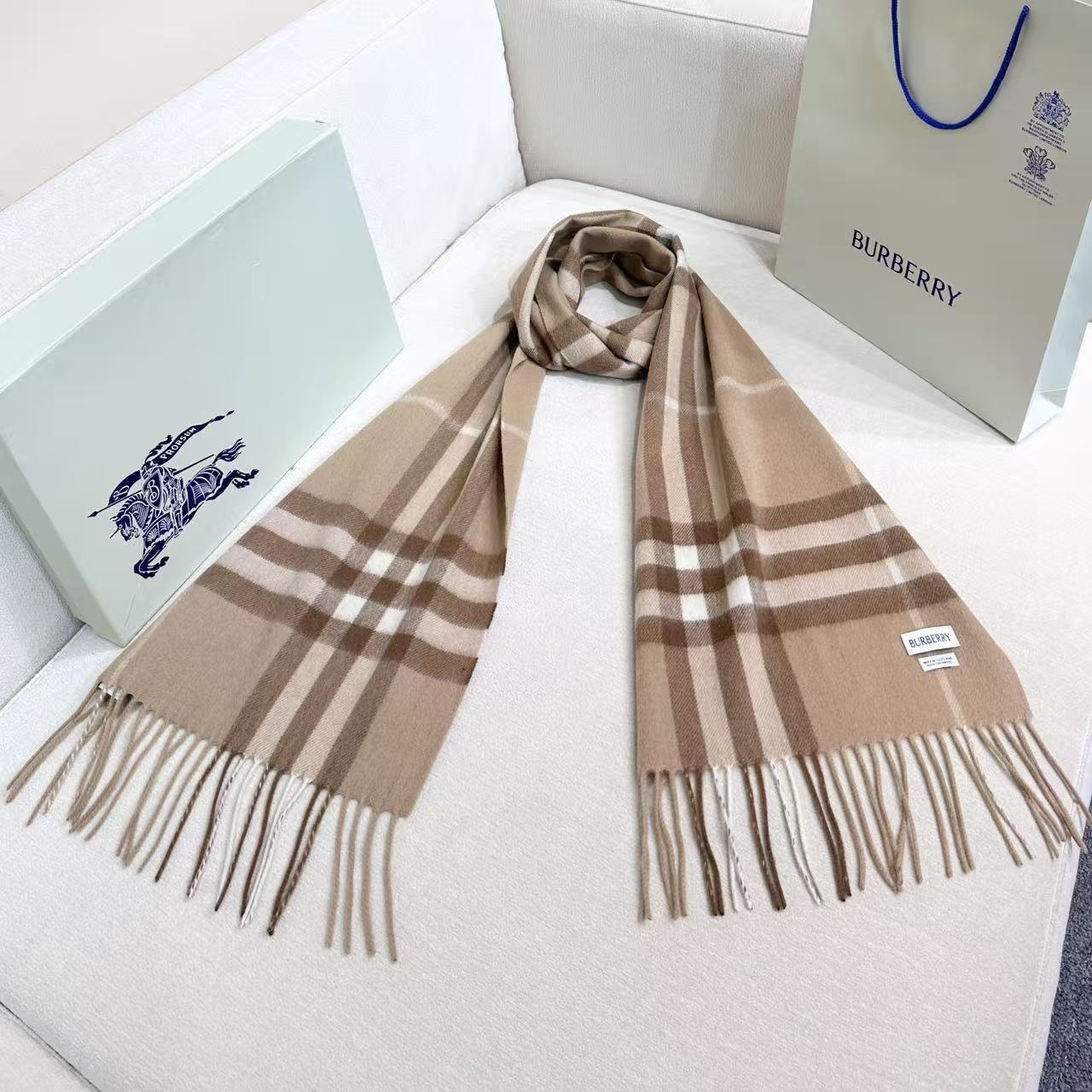 BURBERRY 26S SCARF 168CM IN CASHMERE 184984