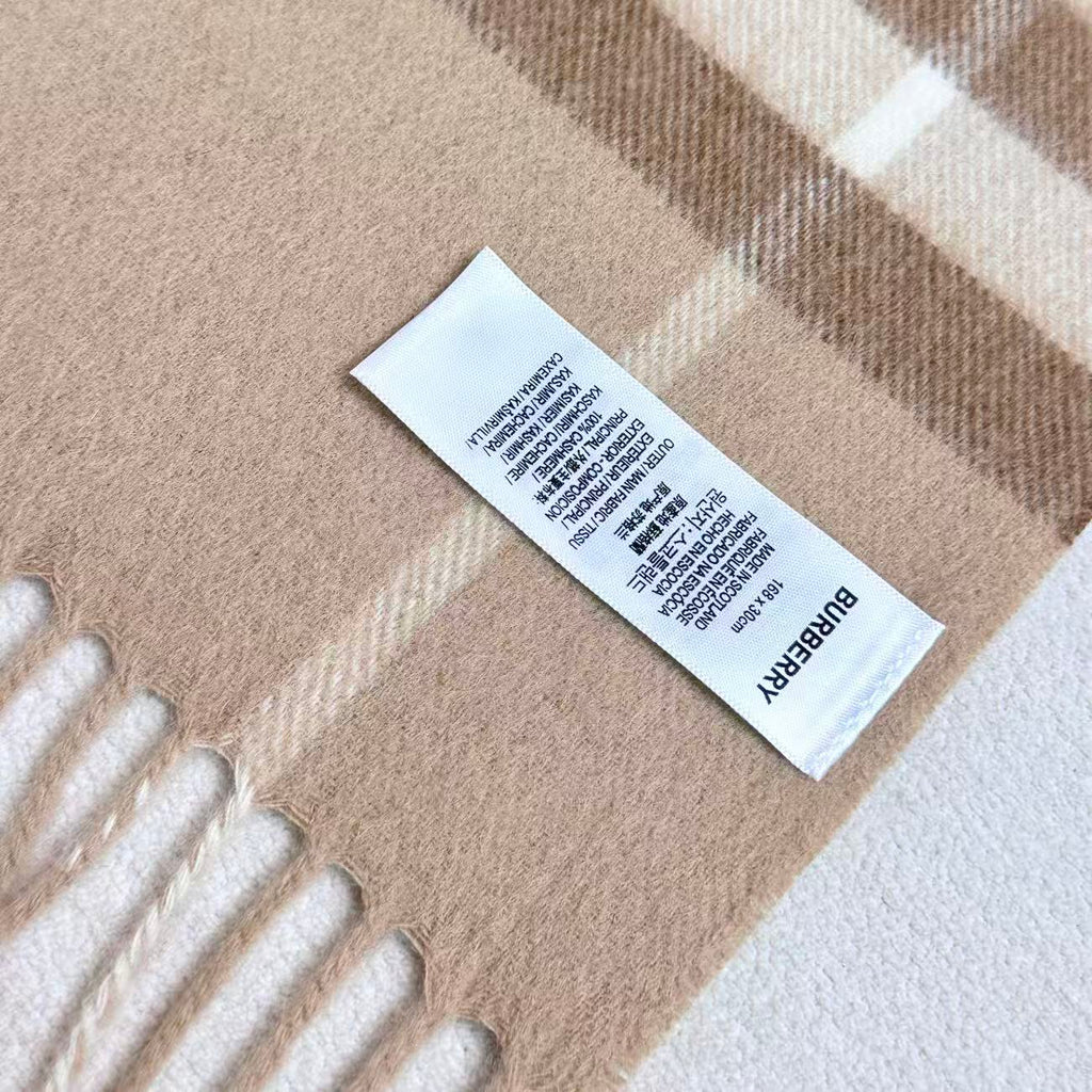 BURBERRY 26S SCARF 168CM IN CASHMERE 184984