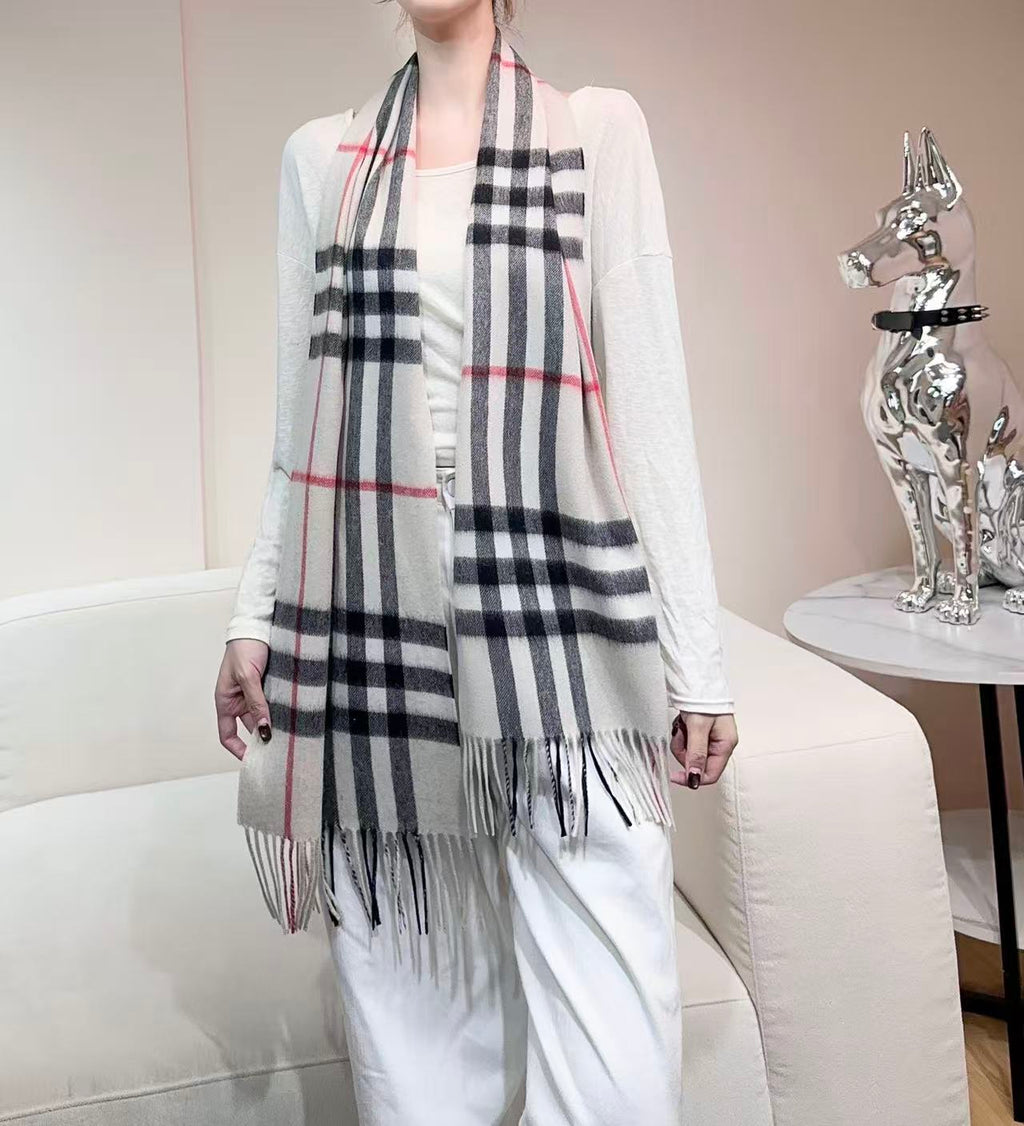 BURBERRY 26S SCARF 168CM IN CASHMERE 184985