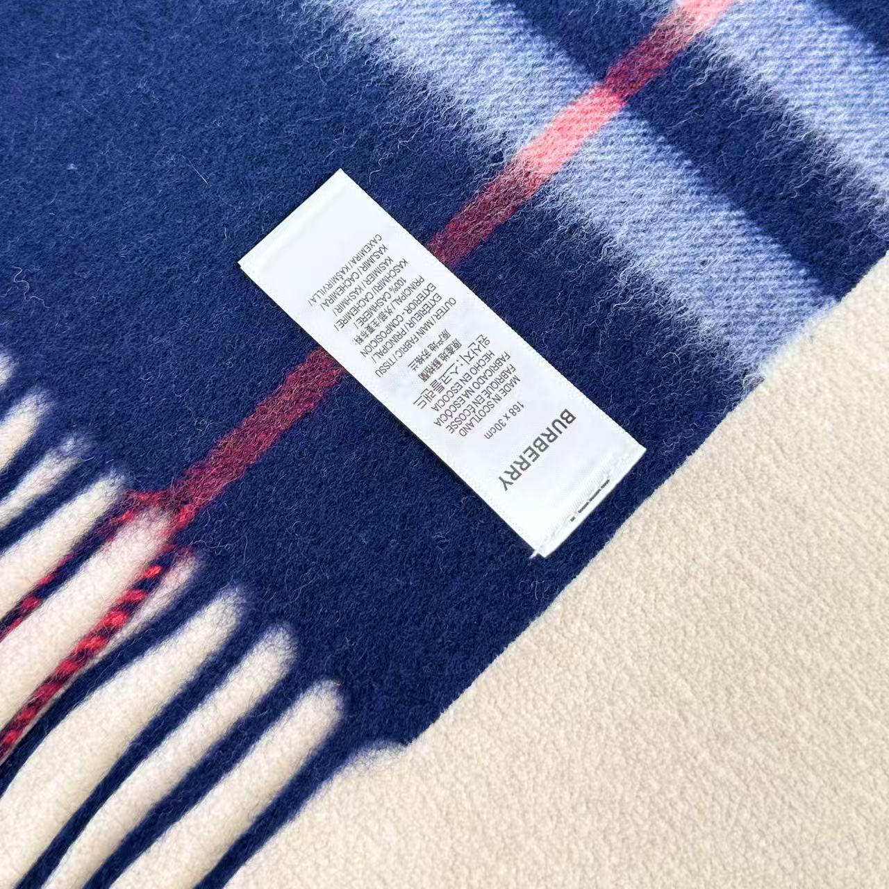BURBERRY 26S SCARF 168CM IN CASHMERE 184987