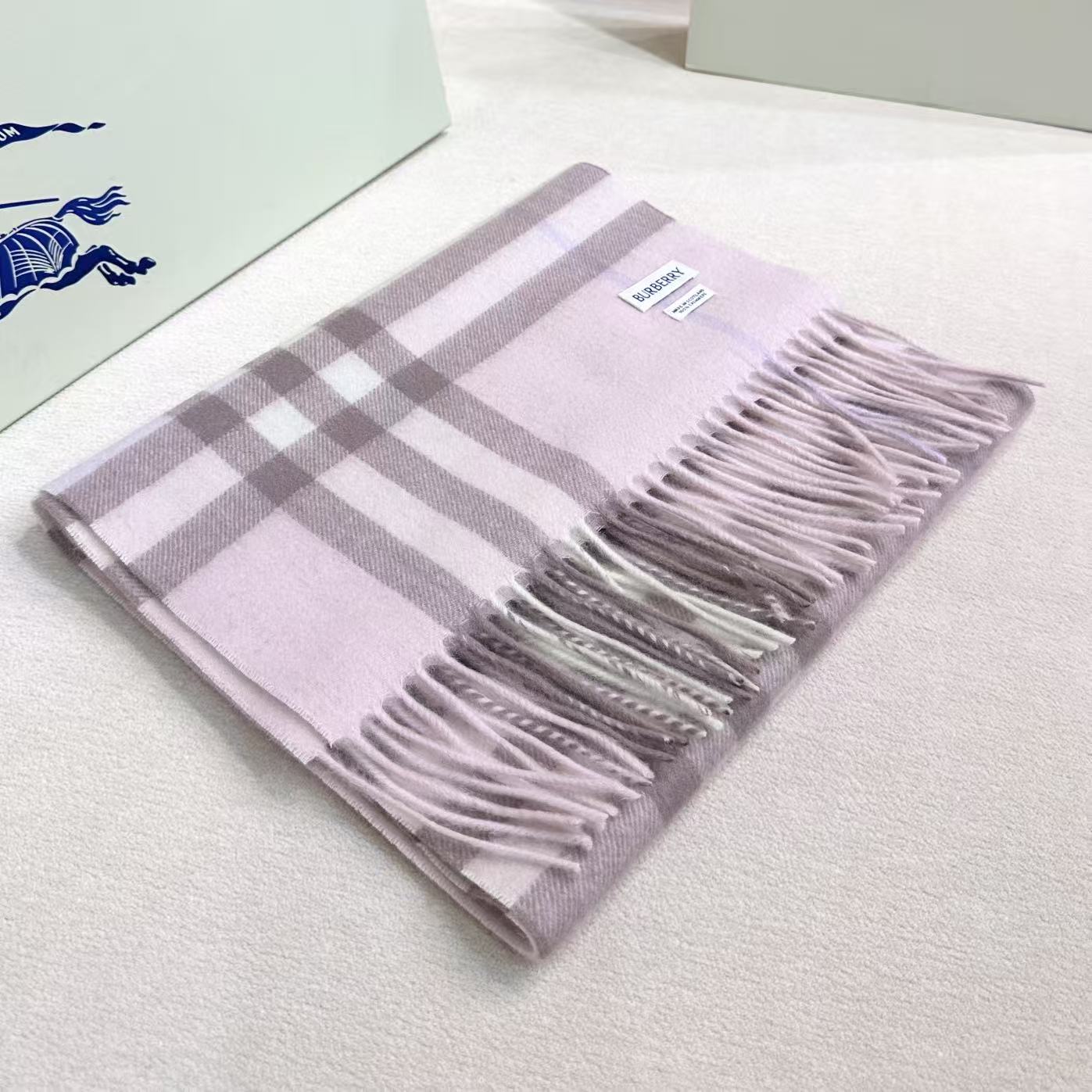 BURBERRY 26S SCARF 168CM IN CASHMERE 184988