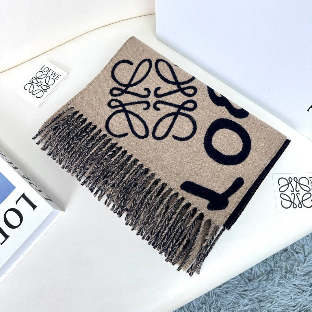LOEWE 26S SCARF 180 IN CASHMERE WOOL 297945