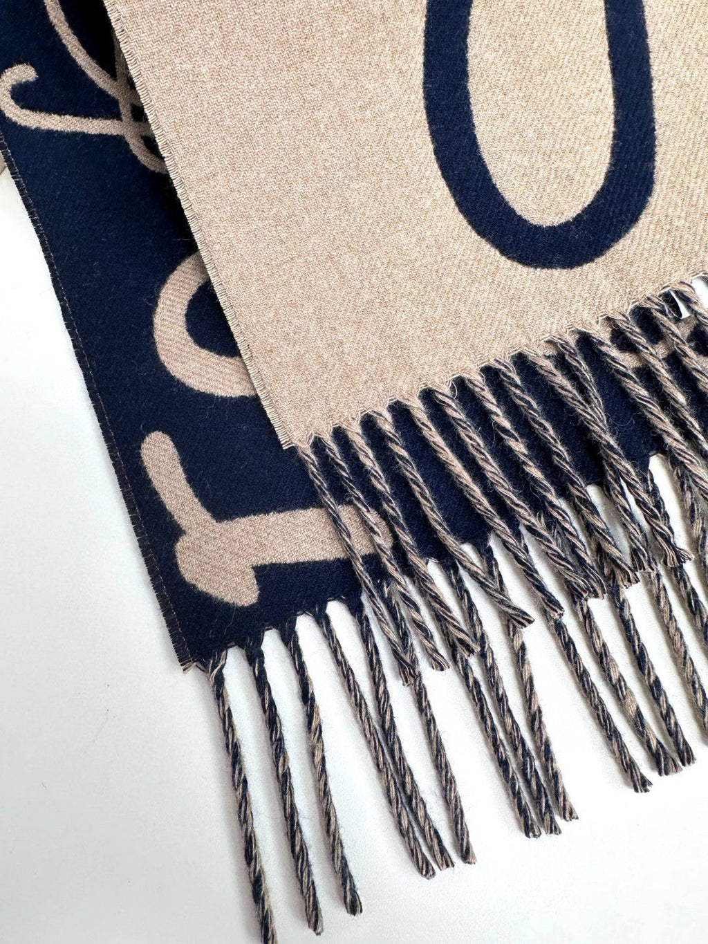 LOEWE 26S SCARF 180 IN CASHMERE WOOL 297945