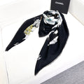 CHANEL 26S SCARF 140 IN SILK 309768