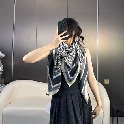 DIOR 26S SCARF 140CM IN CASHMERE SILK 304567