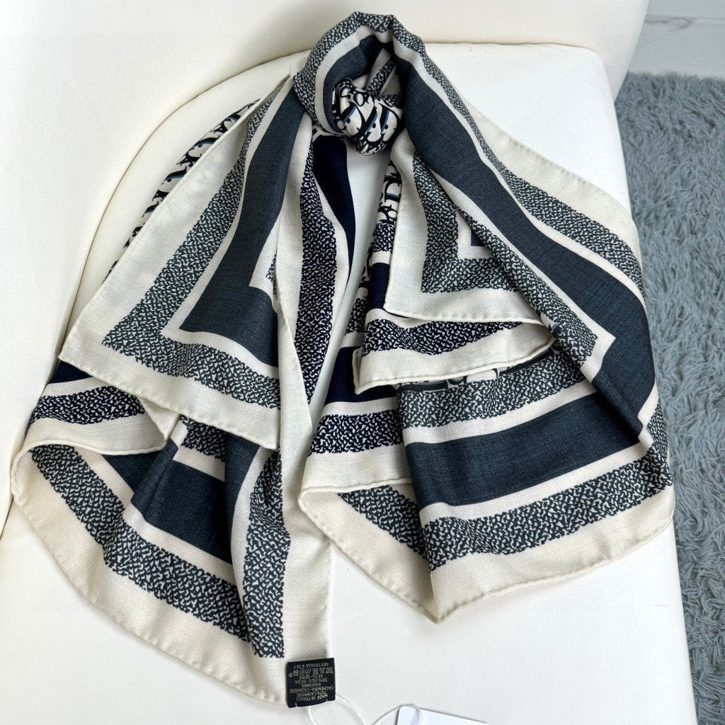 DIOR 26S SCARF 140CM IN CASHMERE SILK 304567