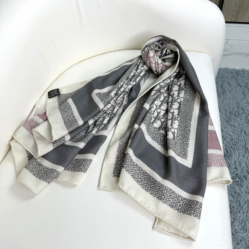 DIOR 26S SCARF 140CM IN CASHMERE SILK 304568