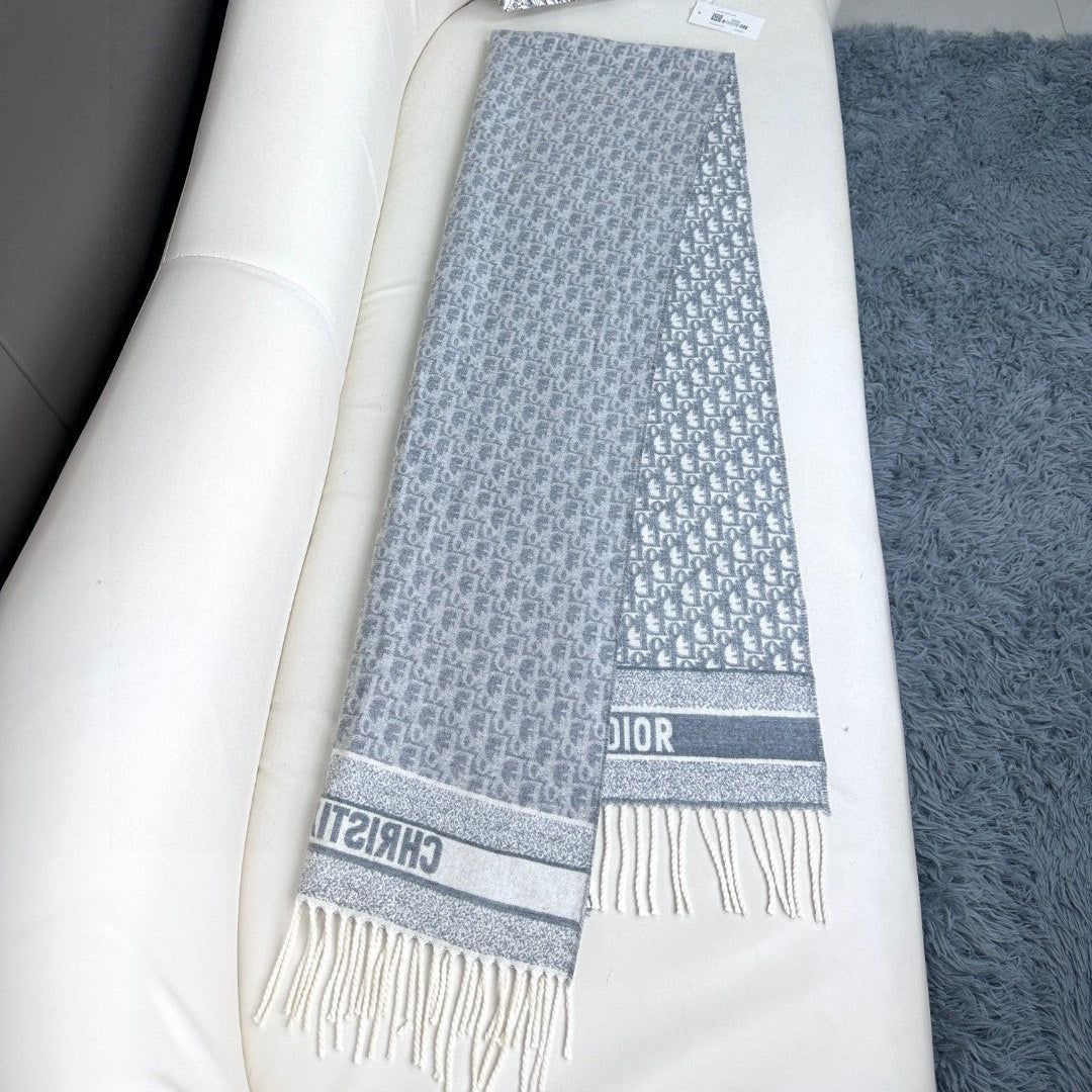 DIOR 26S SCARF 200CM IN CASHMERE 309435