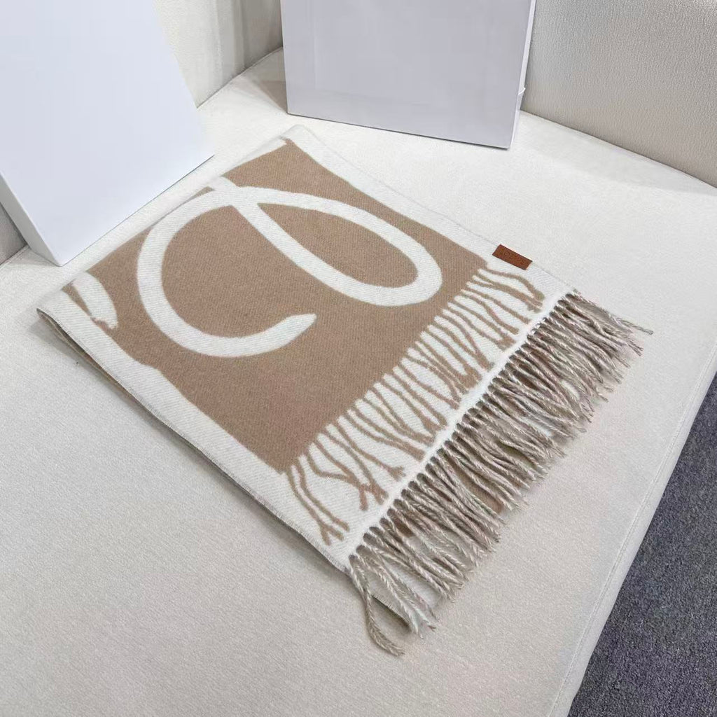LOEWE 26S SCARF 180 IN CASHMERE WOOL 311814
