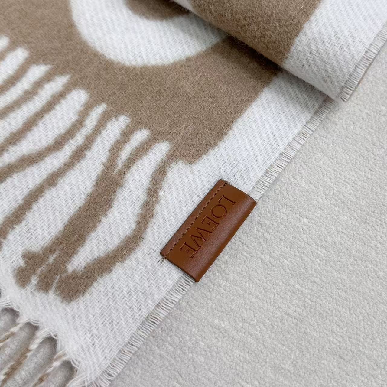 LOEWE 26S SCARF 180 IN CASHMERE WOOL 311814