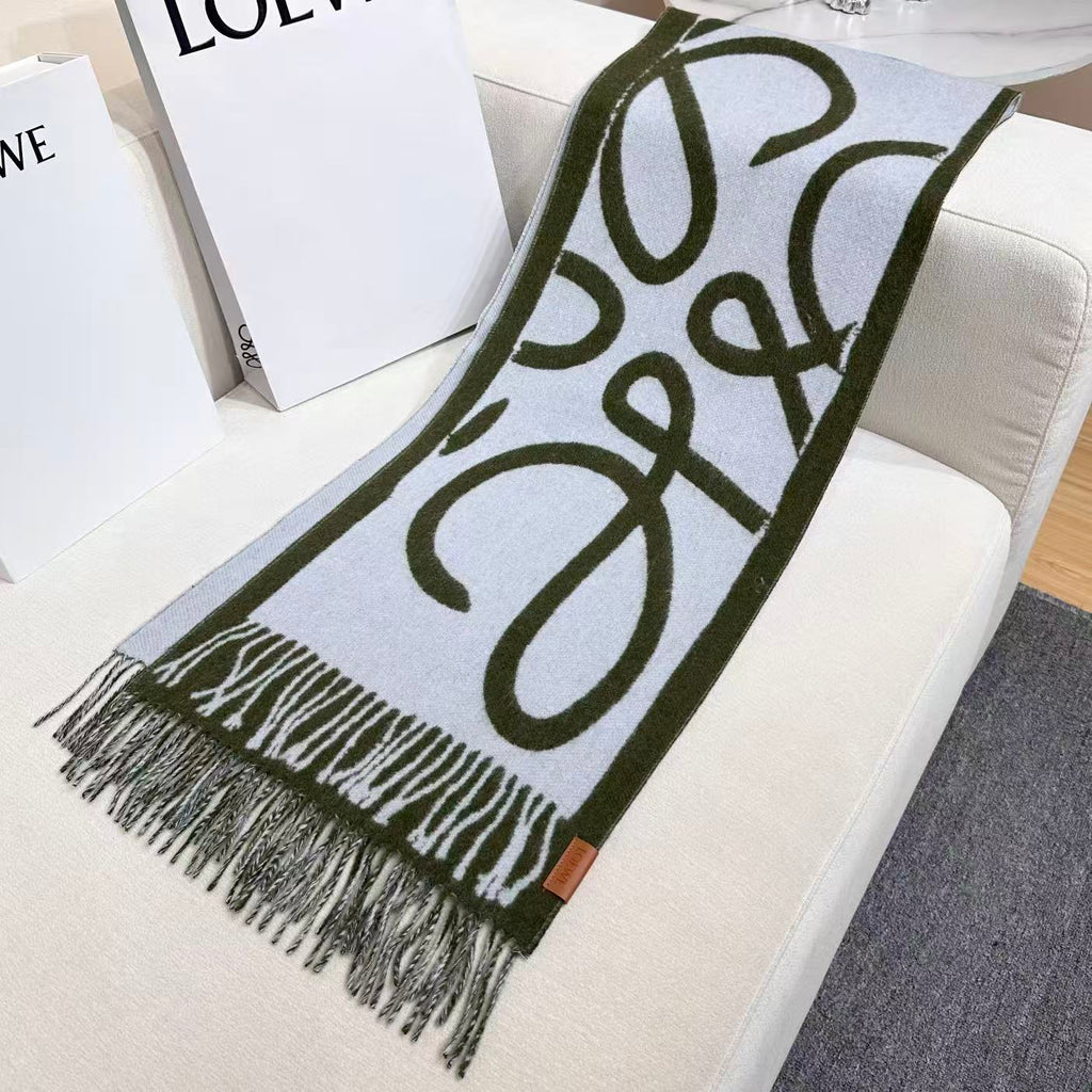 LOEWE 26S SCARF 180 IN CASHMERE WOOL 311815