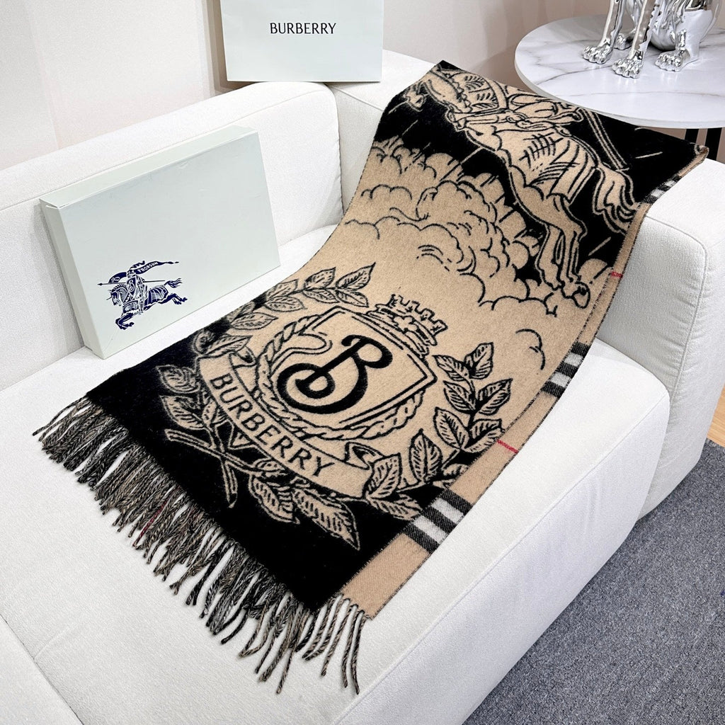 BURBERRY 26S SCARF 210CM IN CASHMERE 303181