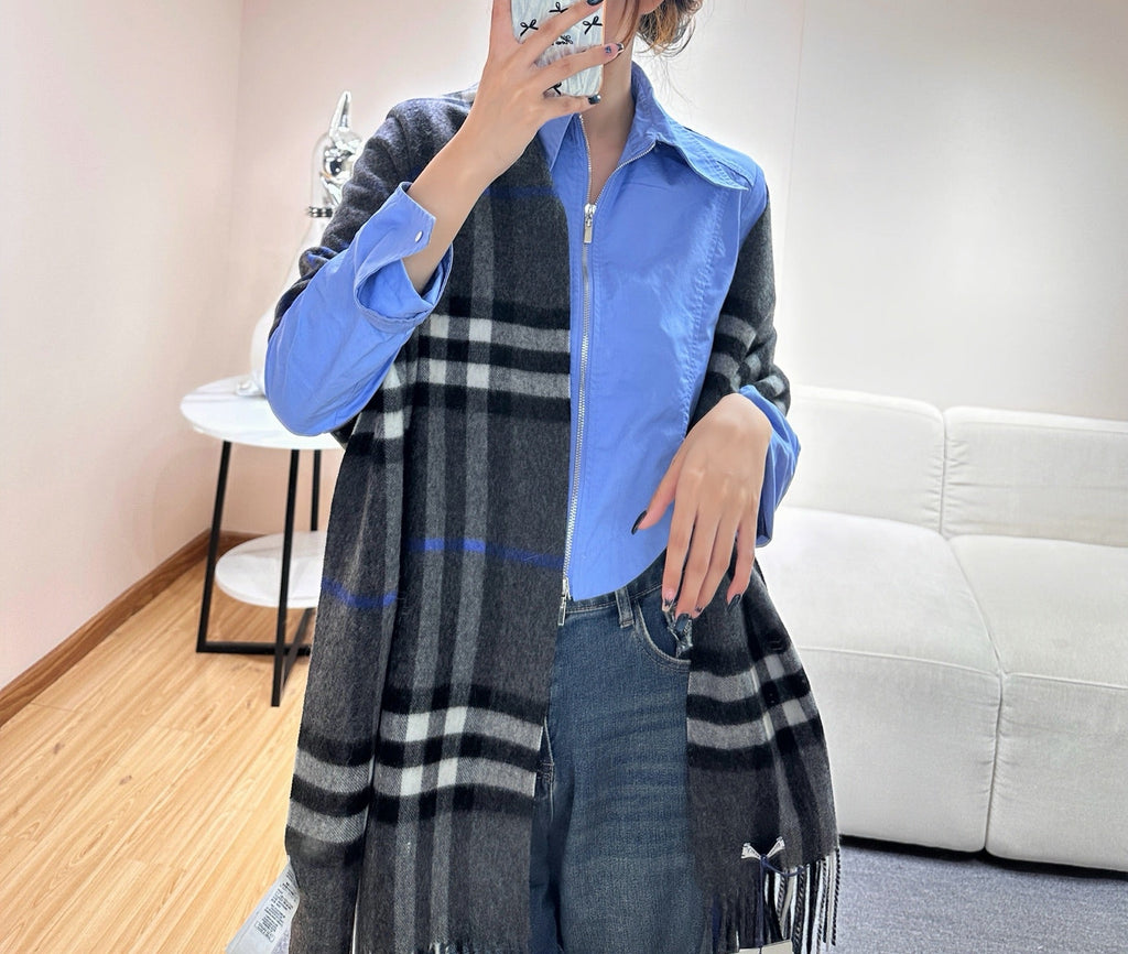 BURBERRY 26S SCARF 200CM IN CASHMERE 305976