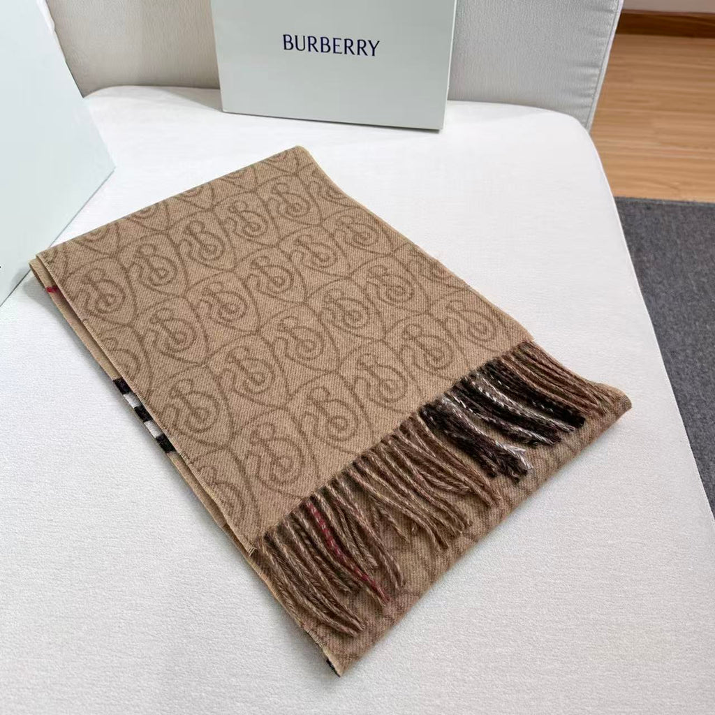 BURBERRY 26S SCARF 200CM IN CASHMERE 304322