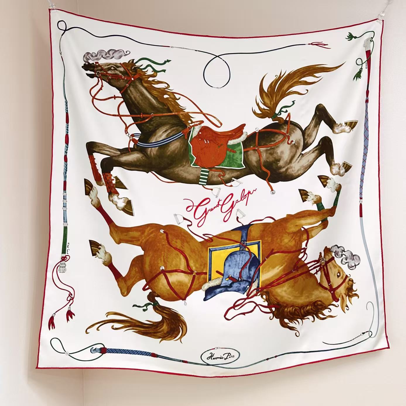 HERMES 26S SCARF 90 IN SILK 303190