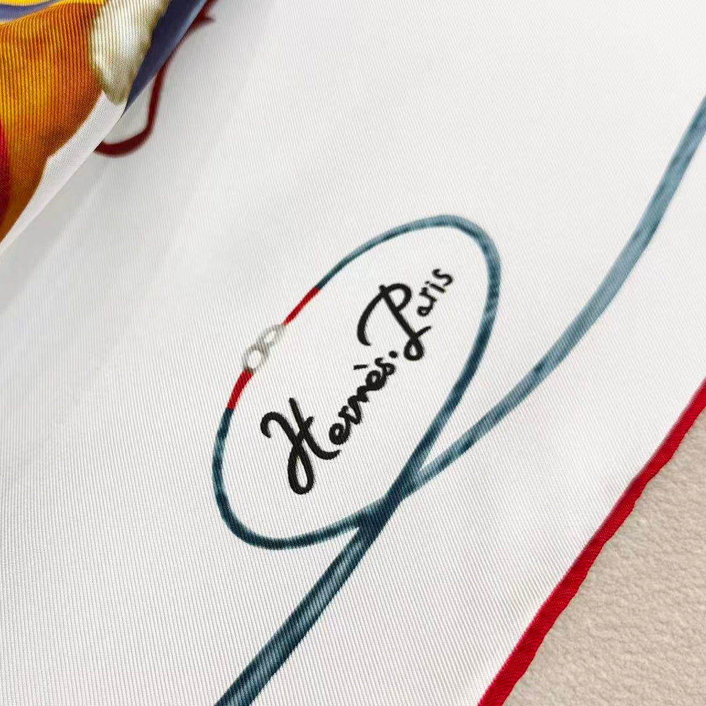 HERMES 26S SCARF 90 IN SILK 303190