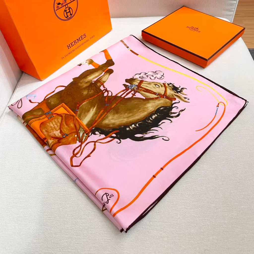 HERMES 26S SCARF 90 IN SILK 303191