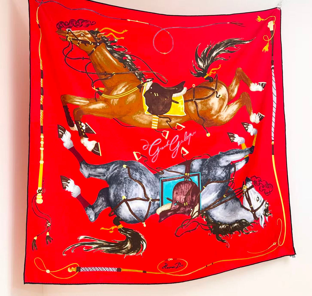 HERMES 26S SCARF 90 IN SILK 303192